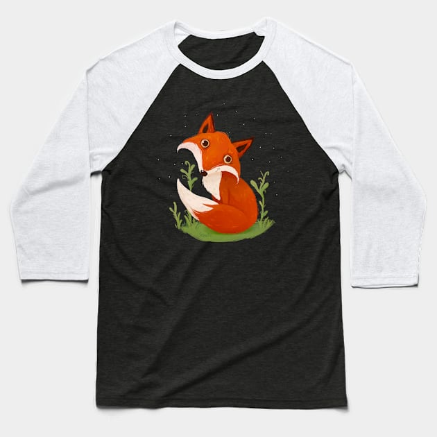 Little Fox Baseball T-Shirt by Khatii